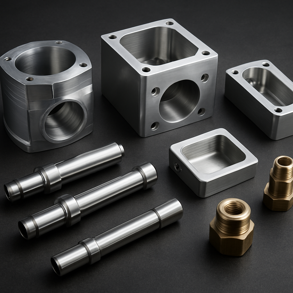 Precision CNC machined aluminum parts and components