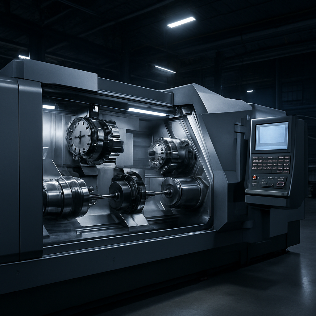 CNC mill-turn machine center
